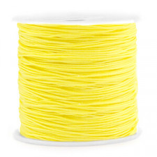 Macramé bead cord 0.8mm Sunshine yellow